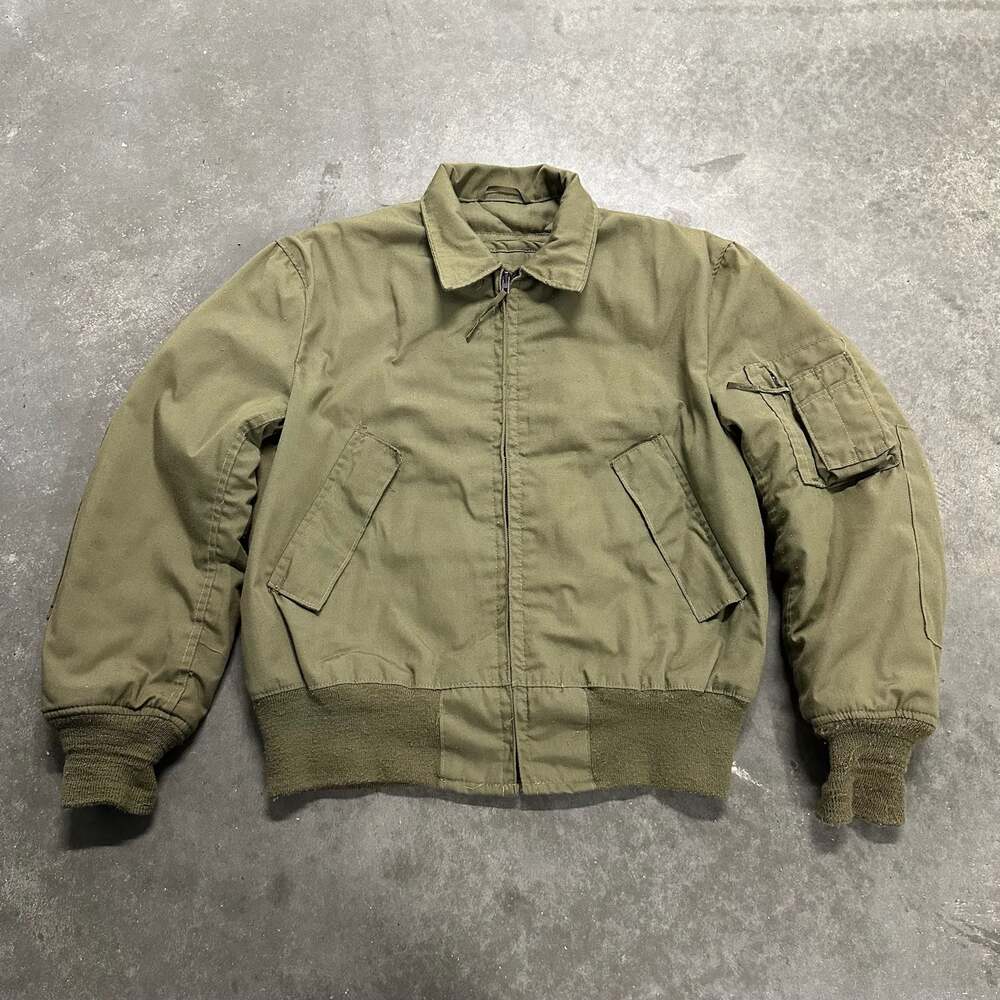 Vintage 1980s Alpha Industries CWU-36/P Cold Weather Military Jacket Medium R